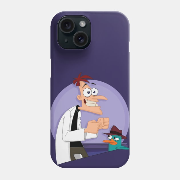 Doof and Perry Phone Case by polliadesign