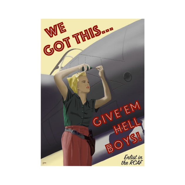 WW2 Poster by jaynadian