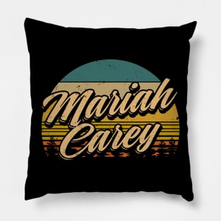 Classic Name Mariah Vintage Styles Christmas 70s 80s 90s Pillow