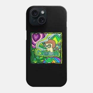 a green imagination Phone Case