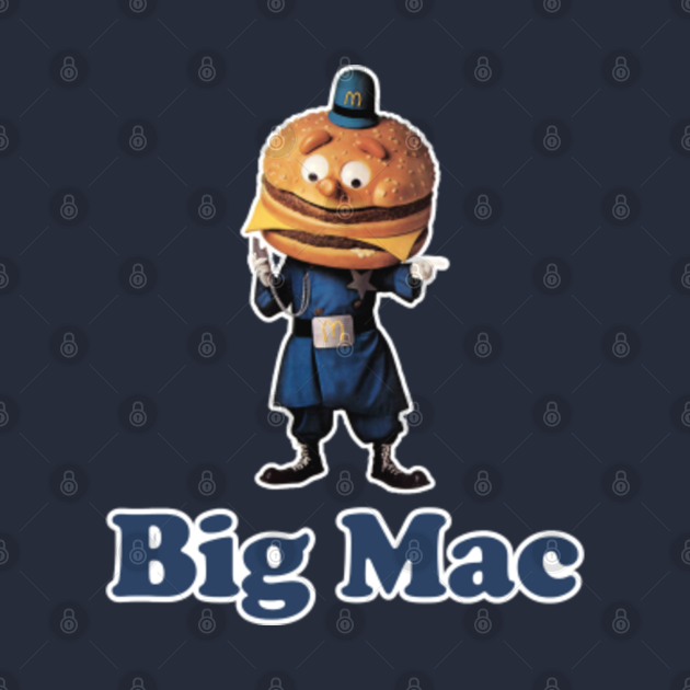 Officer Big Mac Mcdonalds TShirt TeePublic