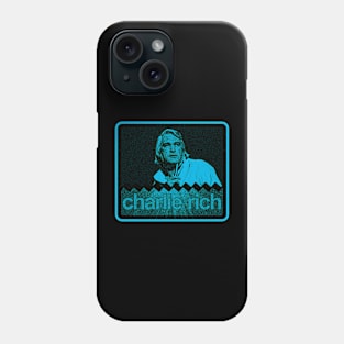 charlie rich aesthetic turquoise blue color Phone Case