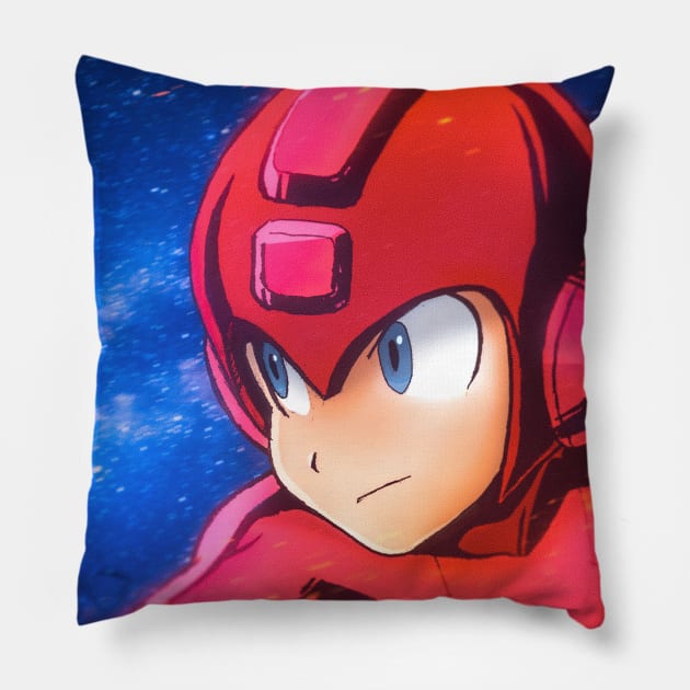 Megaman Pillow by THERENDERSHOW