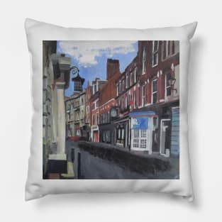 Hull Old Town, England Pillow