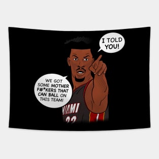 Miami heat goat 22 Tapestry