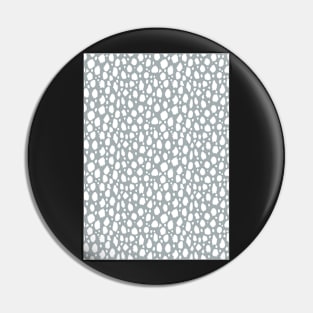 Grey and White Spot Dalmatian Pattern Pin