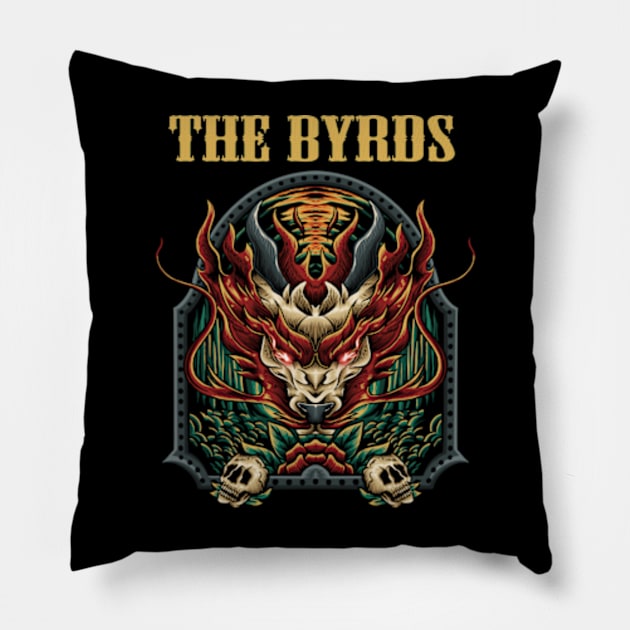 THE BYRDS BAND Pillow by citrus_sizzle