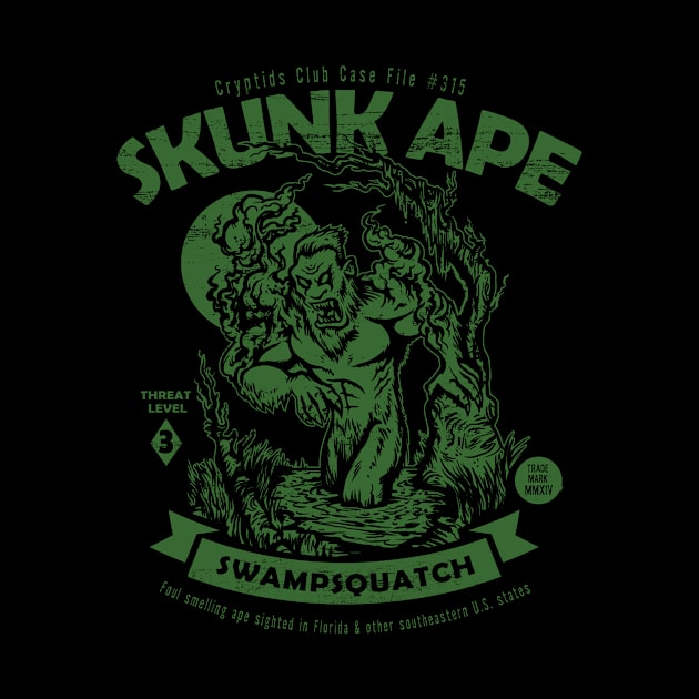 SkunkApe - Cryptids club Case file #315 by heartattackjack