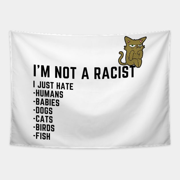 I'm Not a Racist, I Just Hate.... Tapestry by T- VIBE