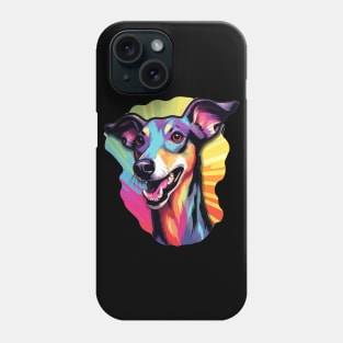 Colorful Cartoon Galgo Espanol Greyhound Spanish Phone Case