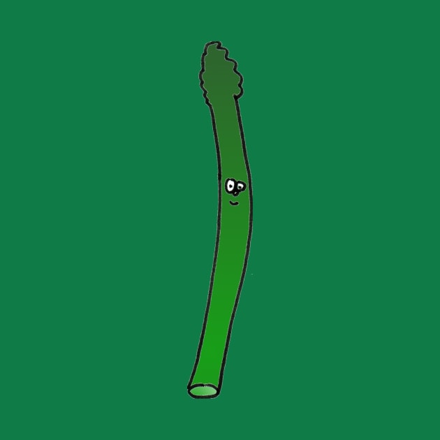 Happy Asparagus by 1Redbublppasswo