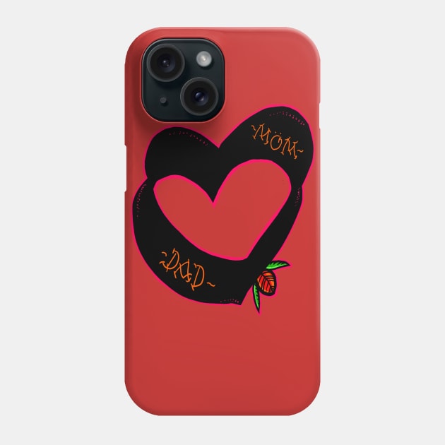 Mom and dad - Mom And Dad - Phone Case | TeePublic