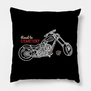 Road to Cemetery Pillow