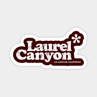 Laurel Canyon Jasmine Flower 1970's - white print Magnet