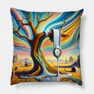 Surrealist Dream Time Collection Pillow