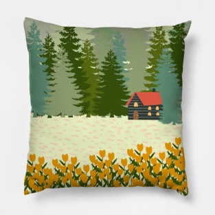 Little house in the big woods Pillow