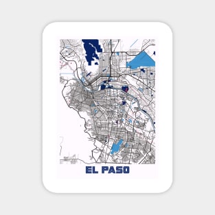 EL Paso - United States MilkTea City Map Magnet