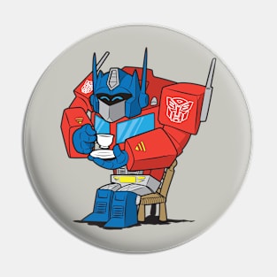 Optimus Tea Time Pin