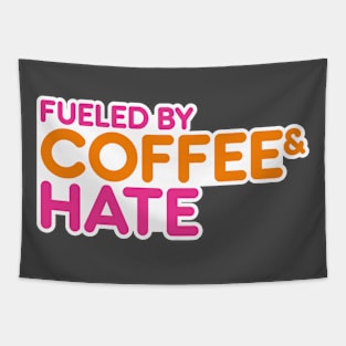 Fueled by Coffee and Hate! Tapestry