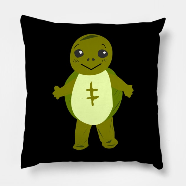 Happy Turtle Pillow by Funky Turtle