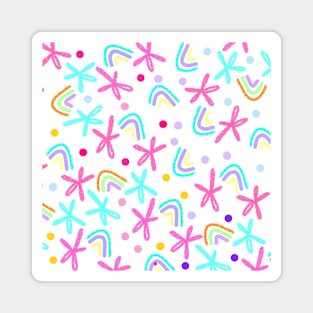 Cute rainbow pattern Magnet