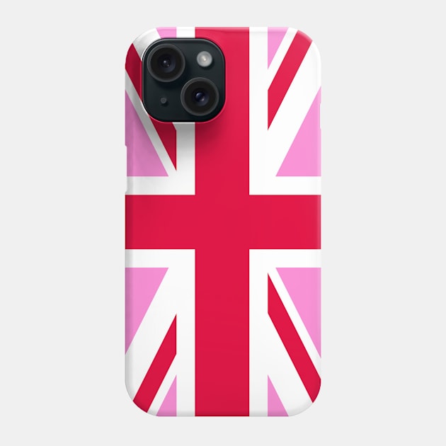 Pink Union Jack Phone Case by sovereign120