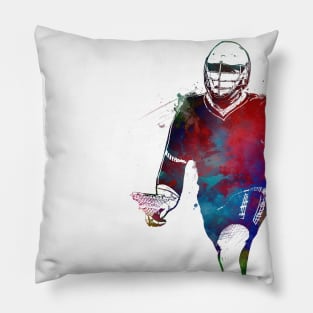 Lacrosse sport art #lacrosse #sport Pillow