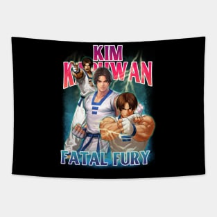 Bootleg Anime Kim Kaphwan KOF Tapestry