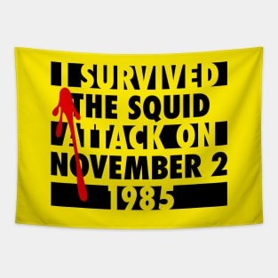 I survived the squid attack Tapestry