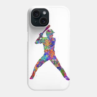 Baseball batting Phone Case