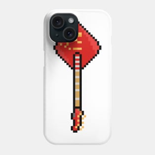 Pixel Poker Suit Diamond Guitar Phone Case