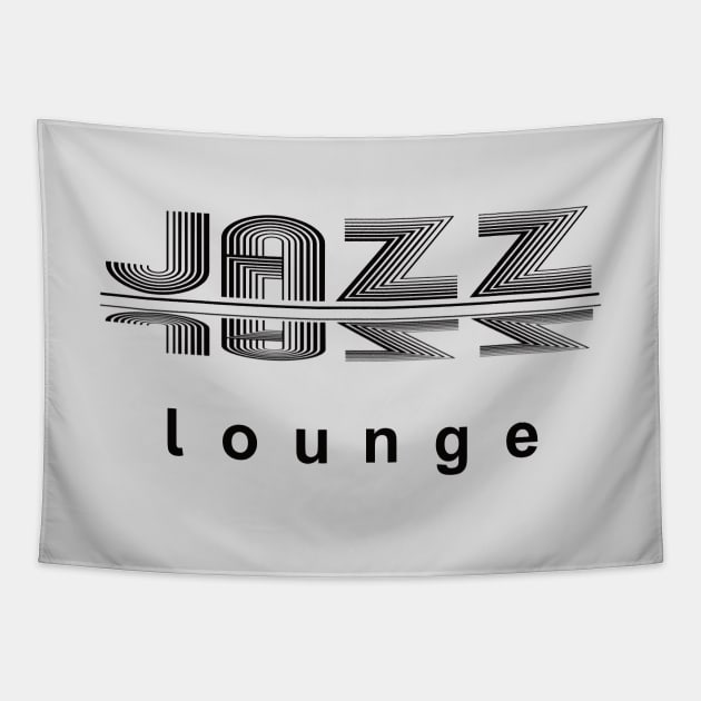 JAZZ LOUNGE, a perfect design for lovers of jazz and all things awesome Tapestry by HuskyGearDesigns