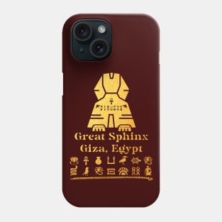 Great Sphinx: Giza, Egypt Phone Case