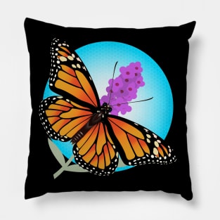 Butterfly and Buddleja Pillow