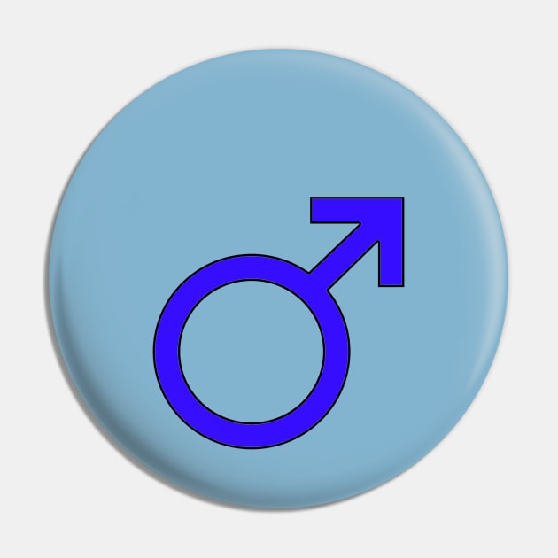 Male Gender symbol Pin by dalyndigaital2@gmail.com