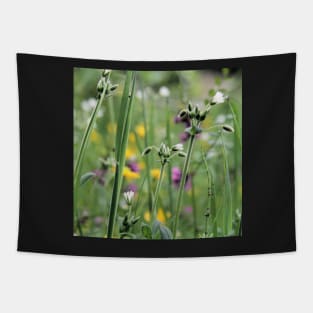 Lightness of Being - Early summer meadow flowers Tapestry