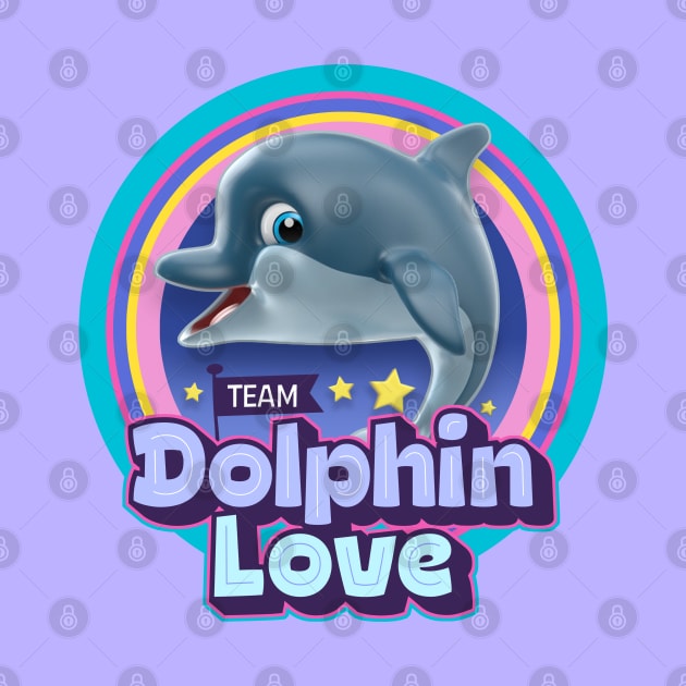 Dolphin love by Puppy & cute