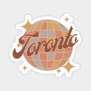 Toronto Canada party Retro Vintage Design Magnet