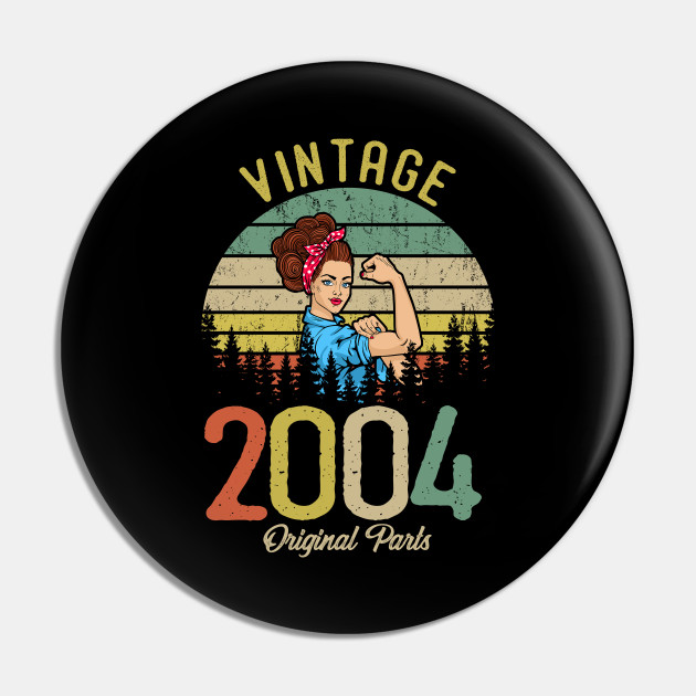 16th Birthday Cushion Cover Made in 2004 16 Years Of Awesome Retro Gift Idea