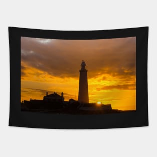 St Mary's Lighthouse Sunrise Tapestry