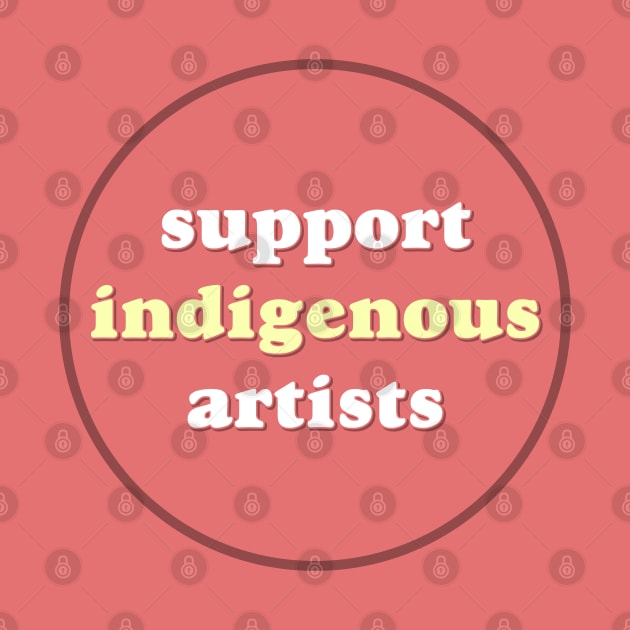 Support Indigenous Artists - Native Art by Football from the Left