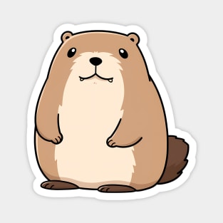 Beaver - Dam Cute Magnet