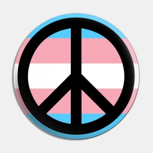 Trans Peace Pin