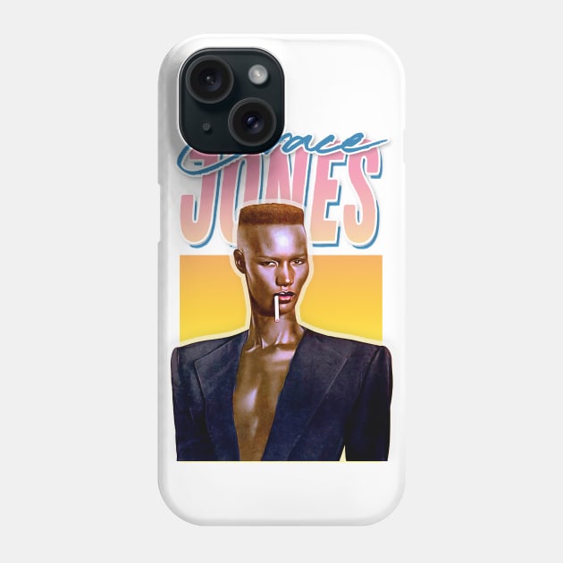 Grace Jones  80s Aesthetic Design Phone Case by DankFutura