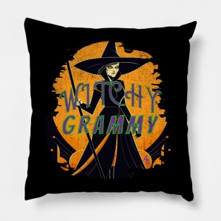 Halloween Witch Grammy Pillow