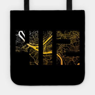 Pittsburgh 412 Map Tote