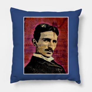 Nikola Tesla Pillow