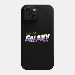 PCGE - Pride of the Galaxy - Non-Binary Pride T-Shirt Phone Case