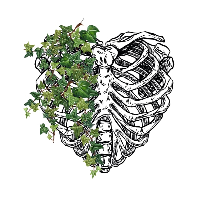 Ivy Heart Shape by erzebeth