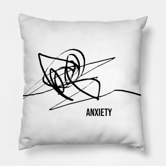 Anxiety Pillow by ScrambledPsychology